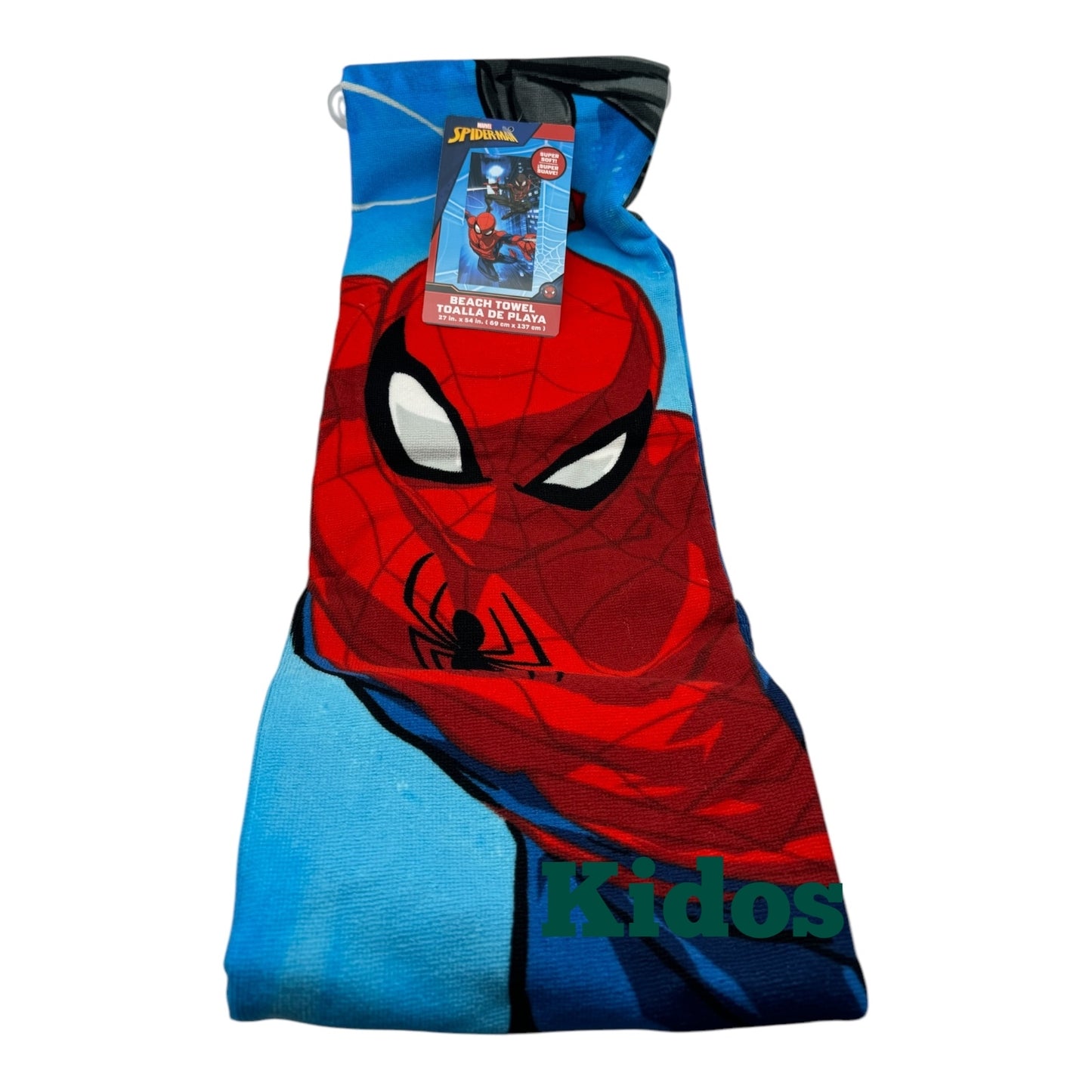 Spider-Man Kids Bath Pool Beach Towel City Team  27" x 54"