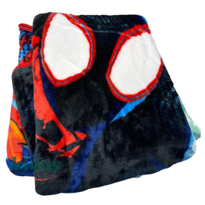 Spider-Man Miles Morales Twin/Full Size Blanket 55"x75" by Marvel