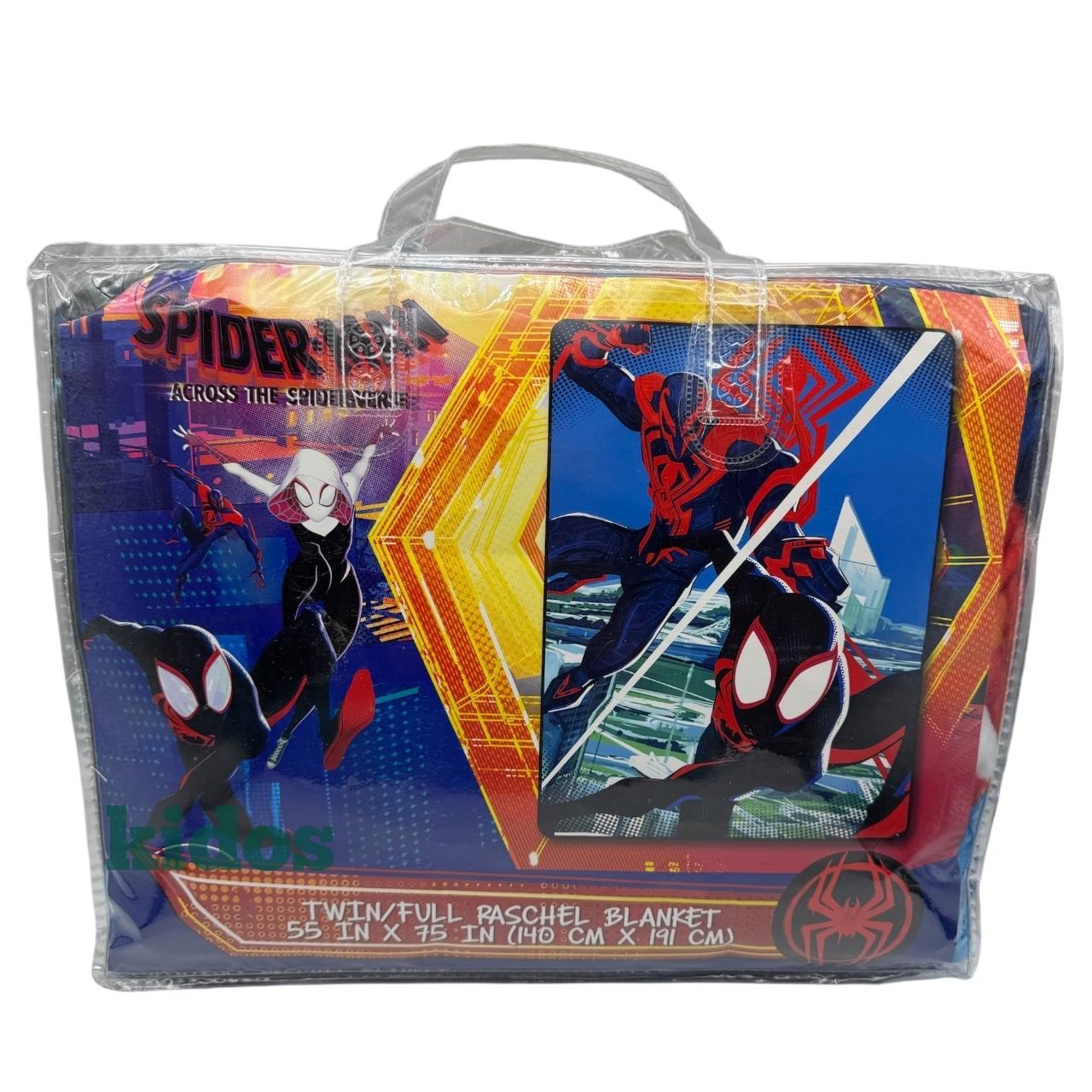 Spider-Man Miles Morales Twin/Full Size Blanket 55"x75" by Marvel