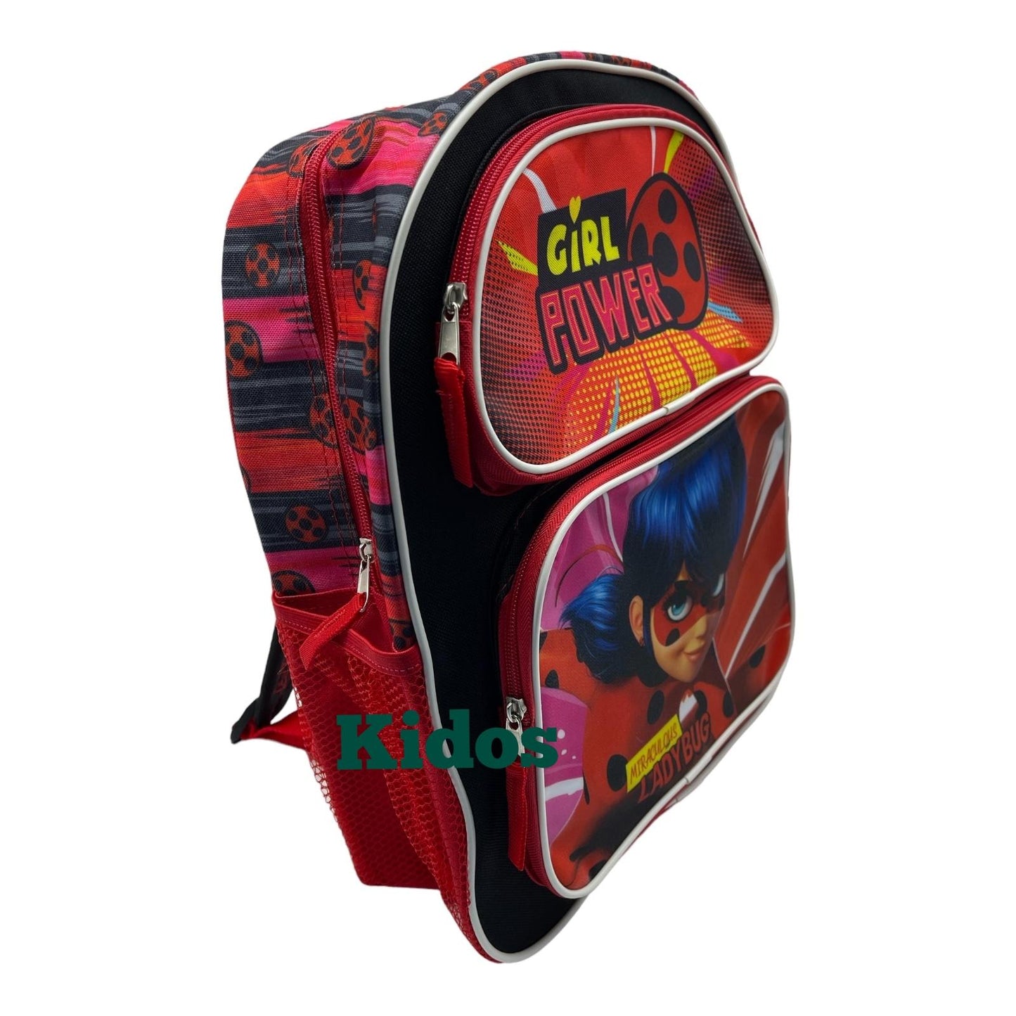Miraculous Ladybug Girl Power Large 16" School Backpack