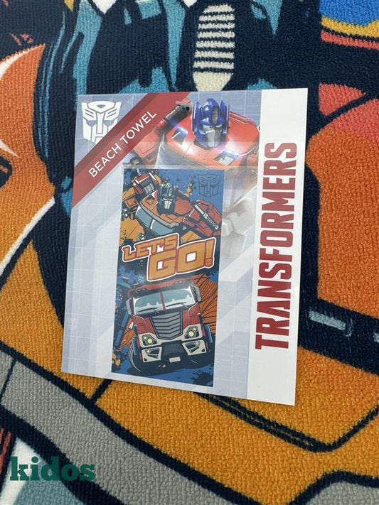 Transformers Optimus Prime Bath Pool Beach Towel 27" x 54"
