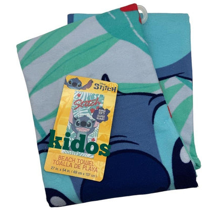 Stitch Playful Beach Pool Bath Towel  27in x 54 in