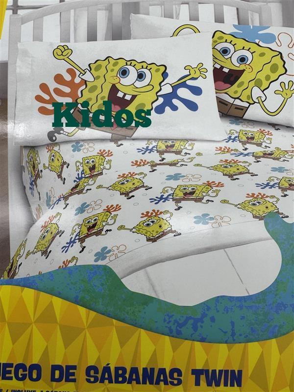 Spongebob Squarepants Twin Sheet Kids Set 3 pieces