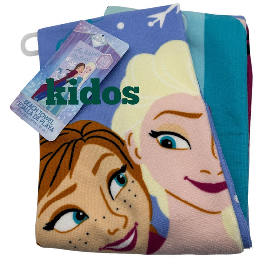 Frozen Love Warms My Heart Beach Pool Bath Towel  27in x 54 in