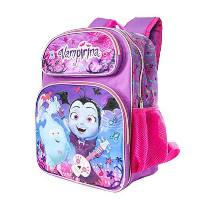 Disney Vampirina Backpack Bat Purple 16-inch
