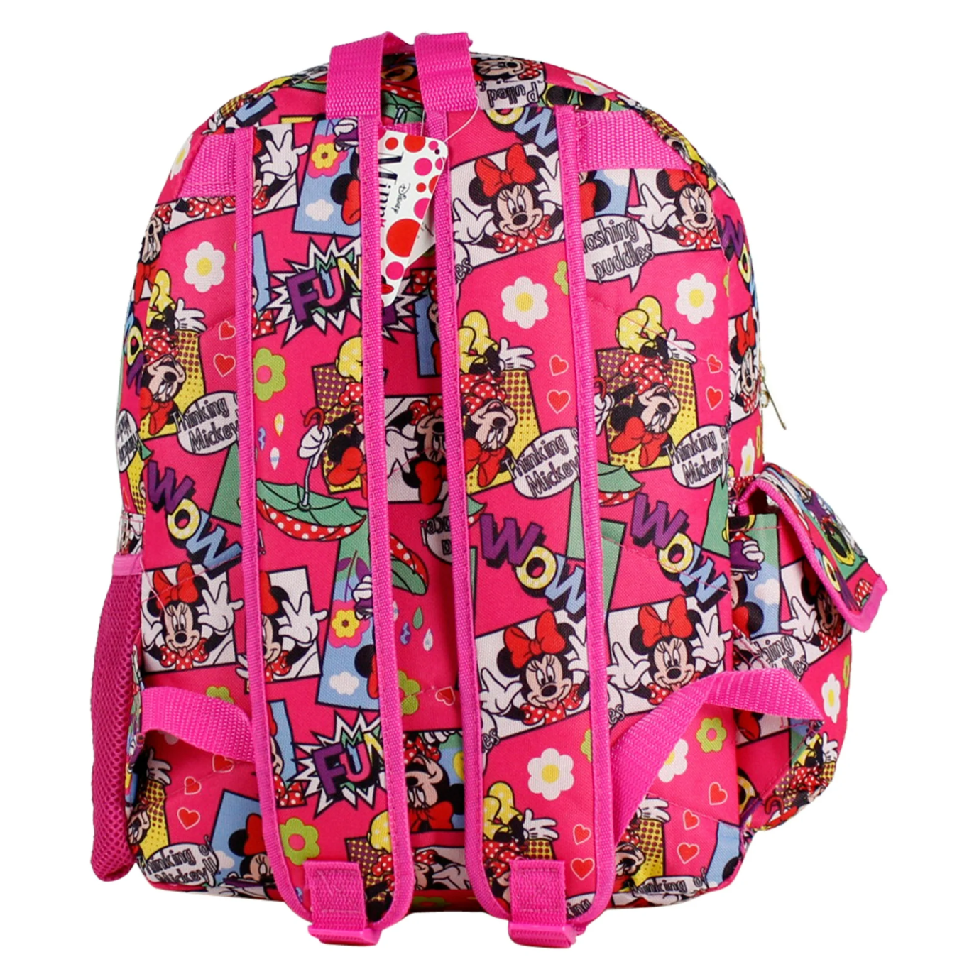 Minnie Mouse Comic Book Large 16" School Backpack