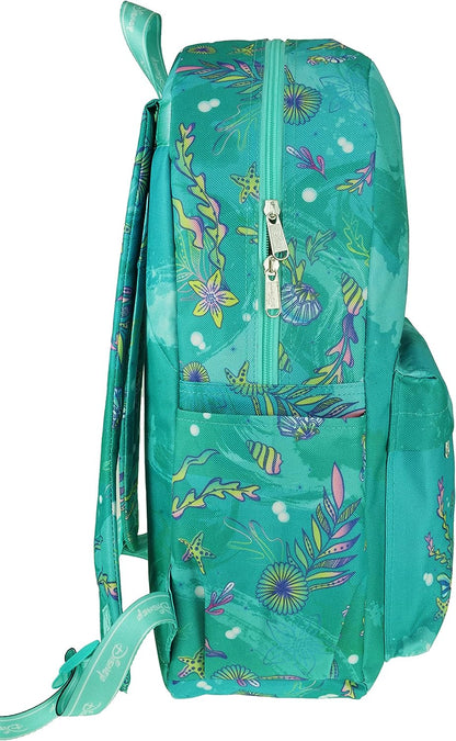 Disney Ariel Backpack with Laptop Compartment for School, Travel, and Work, Multicolor, A22206-ARIEL
