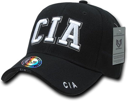 Rapid Dominance CIA Deluxe Law Enforcement Cap, Black