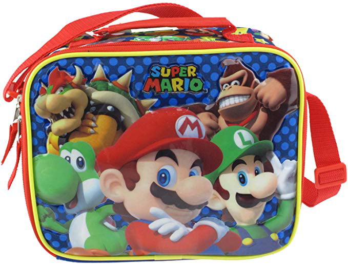 Super Mario Brothers Lunch Box - Mario Madness Lunch Bag - 21123