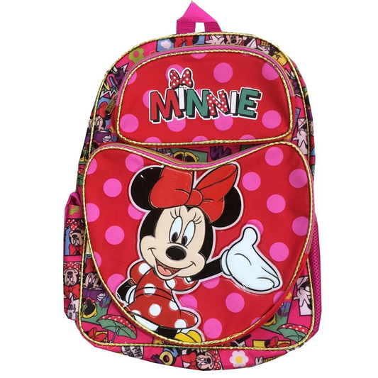 Minnie Mouse Comic Book Large 16" School Backpack