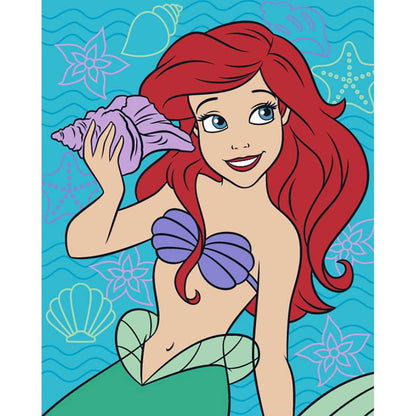The Little Mermaid Ariel Baby Raschel Blanket Adventure 40 x 50