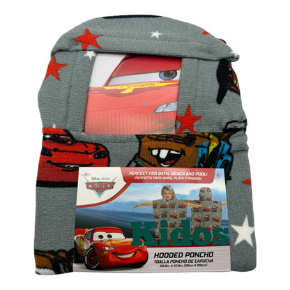 Cars McQueen Tow Mater Hooded Poncho Beach Towel Bath Pool by Disney