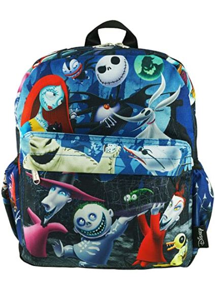 Nightmare Before Christmas All  Print 12" Backpack