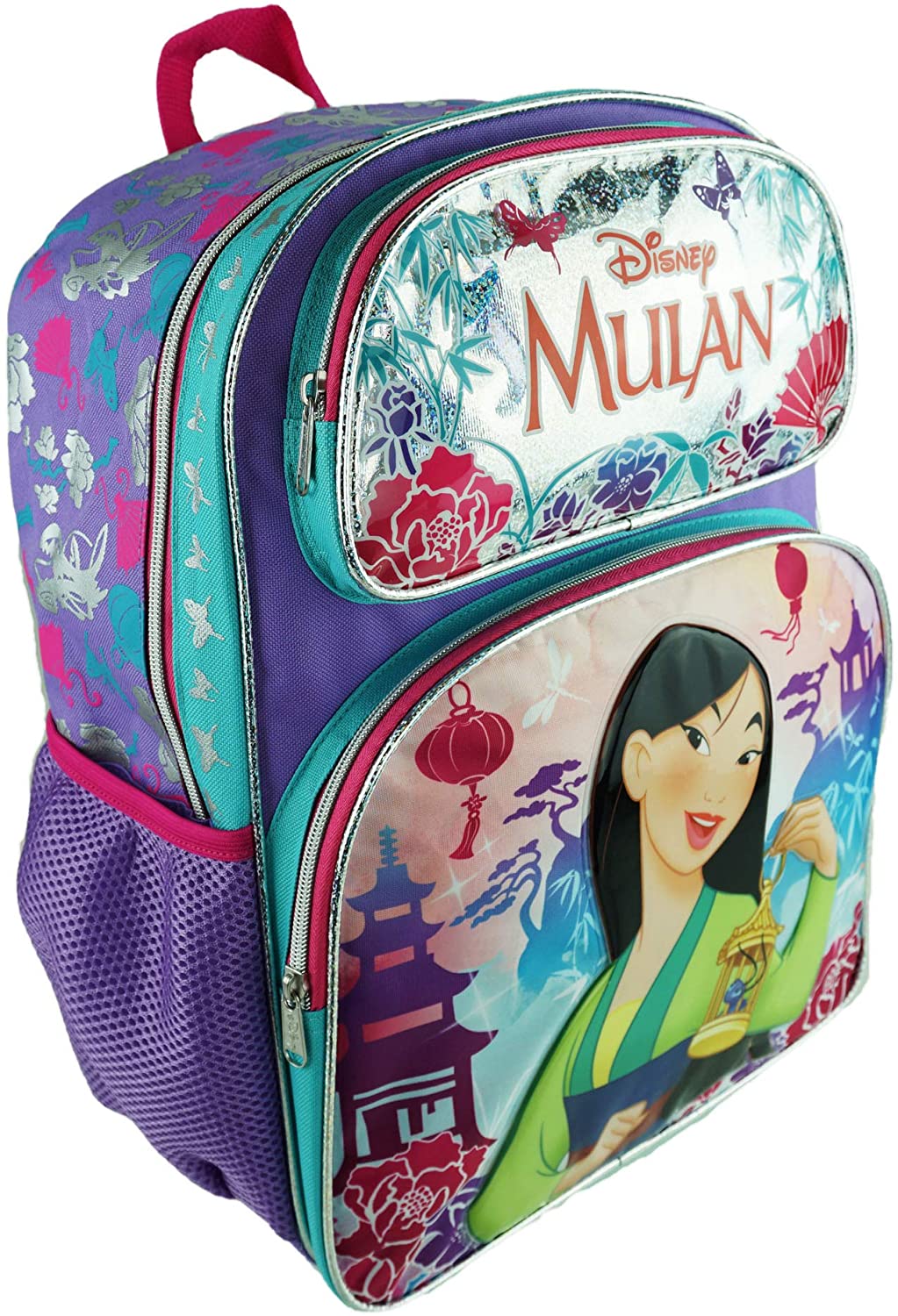 Disney Mulan 16" Full Size Backpack - Pretty and Brave - A19393