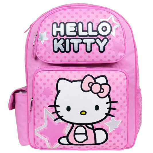 Hello Kitty Pink Bow Large Backpack Girls School Bag