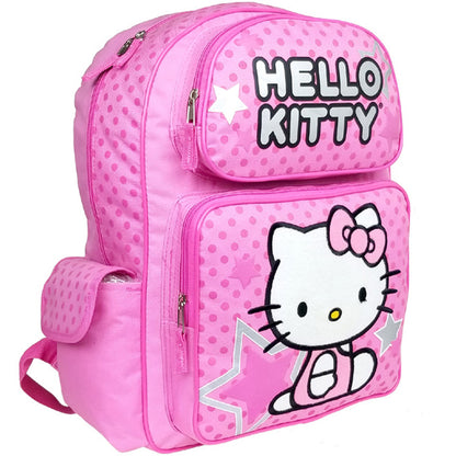 Hello Kitty Pink Bow Large Backpack Girls School Bag