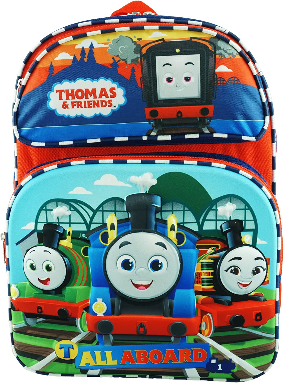Thomas and Friends Backpack 3-D EVA Molded 16 Inch - Thomas the Train BookBag