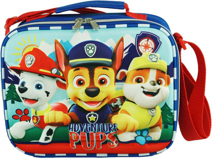 Paw Patrol Lunch Bag Box - Marshall Chase Rubble - 3-D EVA Molded