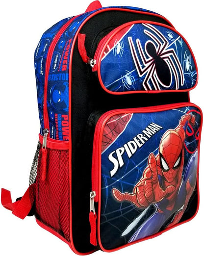 Marvel Spiderman 16" Boys Large School Backpack