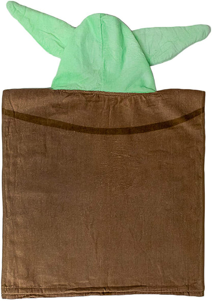 Star Wars The Mandalorian Baby Yoda Grogu Hooded Poncho Towel for Bath Beach Pool