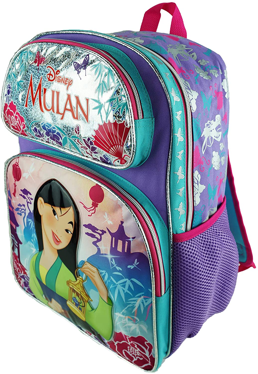 Disney Mulan 16" Full Size Backpack - Pretty and Brave - A19393