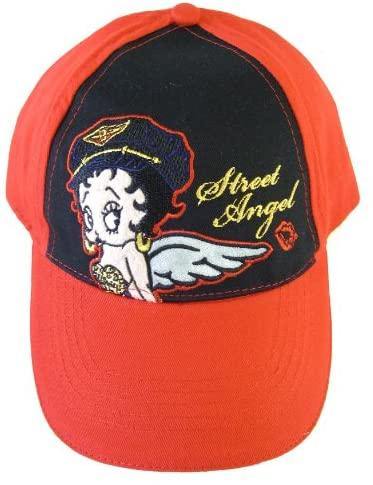 Betty Boop Angel Baseball Hat Cap Red/Black