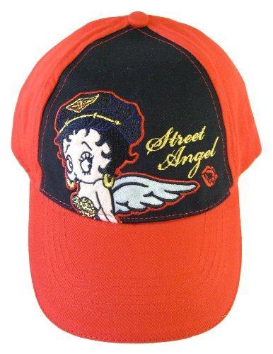 Betty Boop Angel Baseball Hat Cap Red/Black