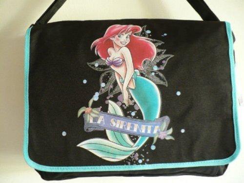 Disney Princess Ariel The Little Mermaid Messenger Bag ~ La Sirenita