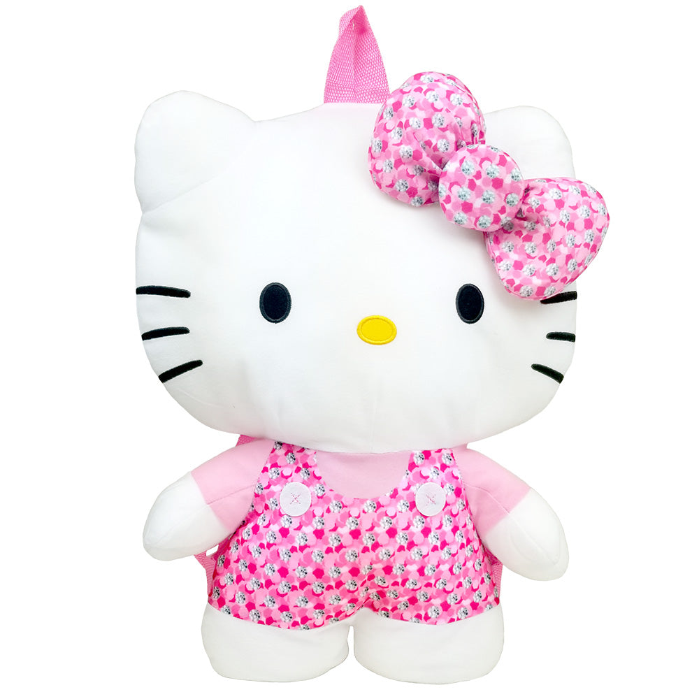 Hello Kitty Plush Doll Backpack 18 inches Tall - Flower