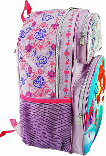 The Little Mermaid Ariel Backpack Large 16-inch 3-D EVA Molded