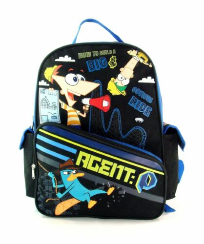 Phineas and Ferb Large Backpack Blue A000234