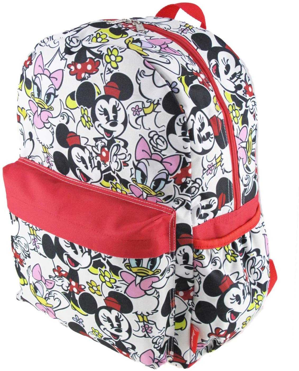 Minnie Mouse and Friends 16 inch All Over Print Deluxe Backpack With Laptop Compartment