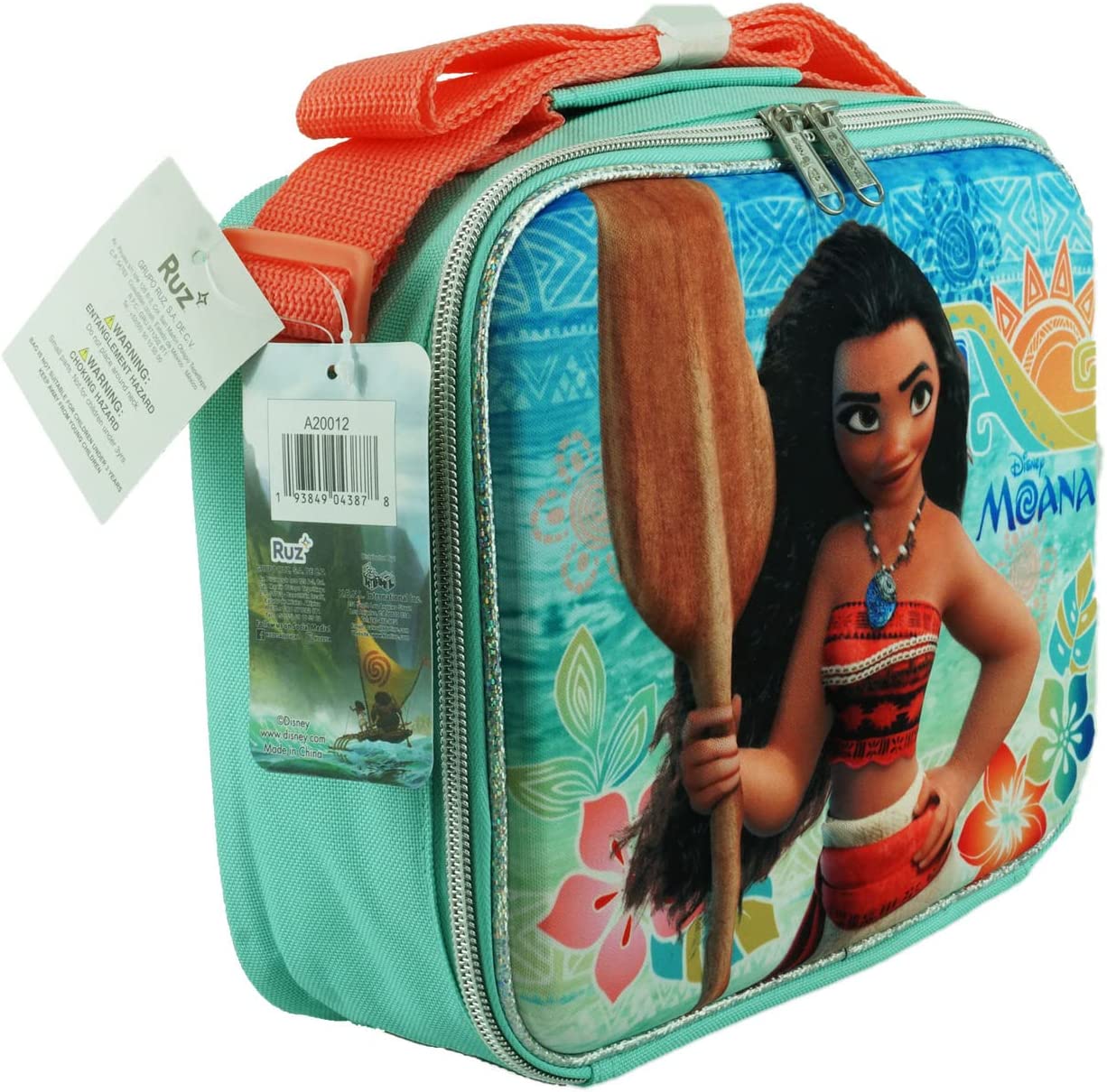 Disney MOANA Lunch Box Lunchbag 3-D EVA Molded