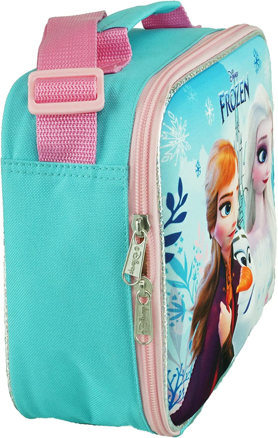 Disney Frozen Lunch Bag Box 3-D EVA Molded - Anna Elsa Olaf