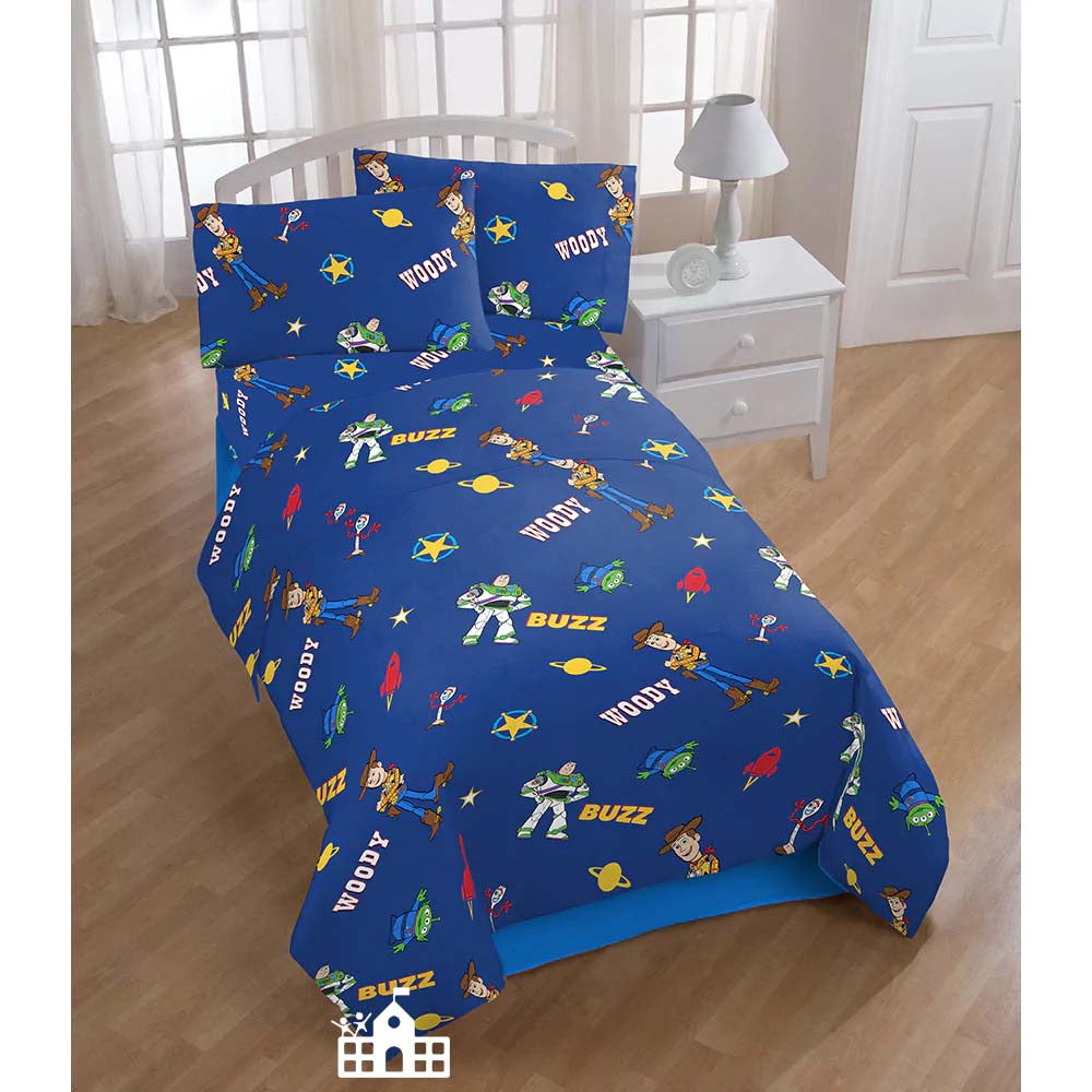 Toy Story Twin Bed 3 Piece Sheet and Pillow Case Set
