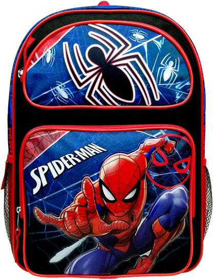 Marvel Spiderman 16" Boys Large School Backpack