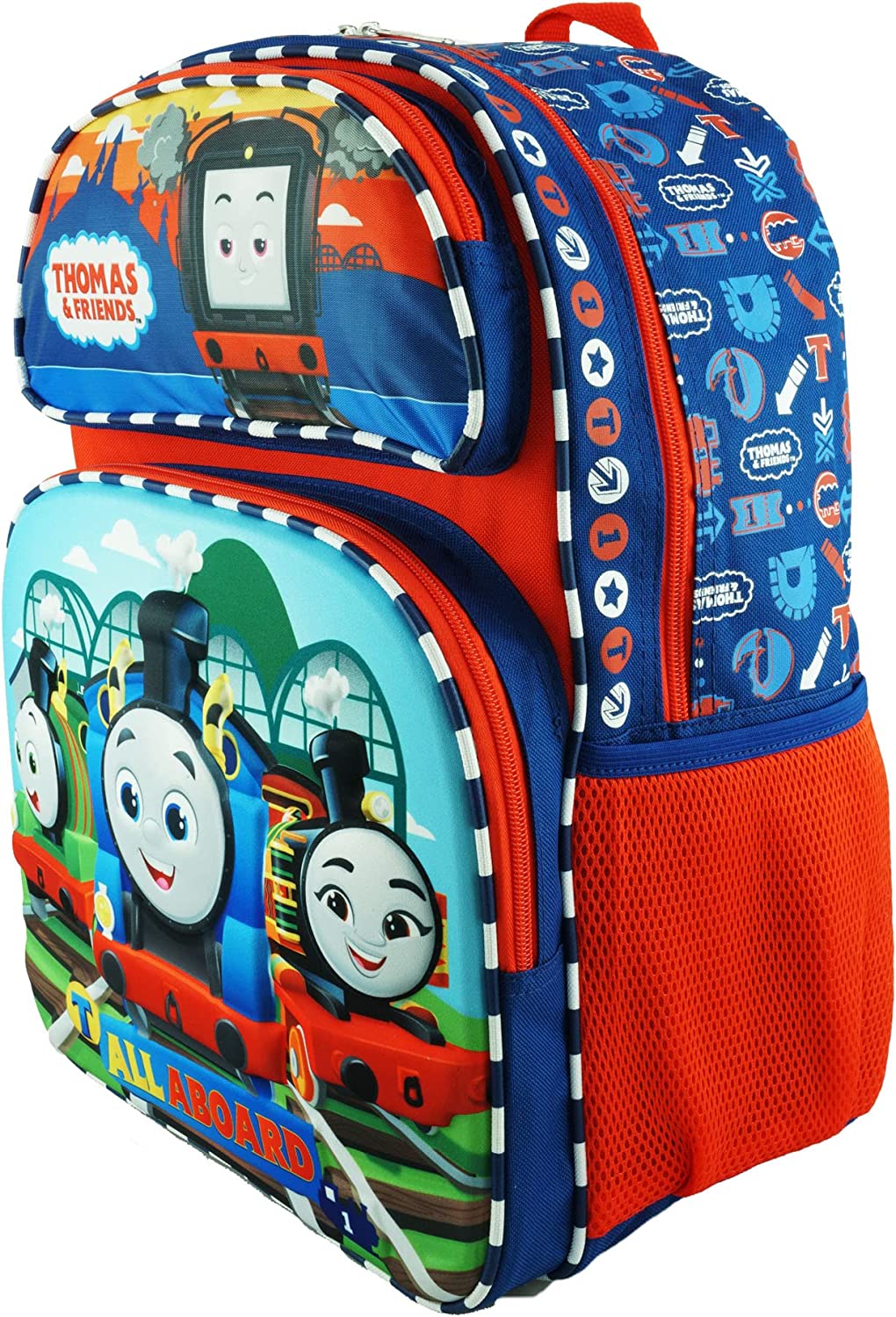 Thomas and Friends Backpack 3-D EVA Molded 16 Inch - Thomas the Train BookBag