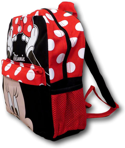 Disney Minnie Mouse Polka Dot 12 inch All Over Toddler Size Backpack