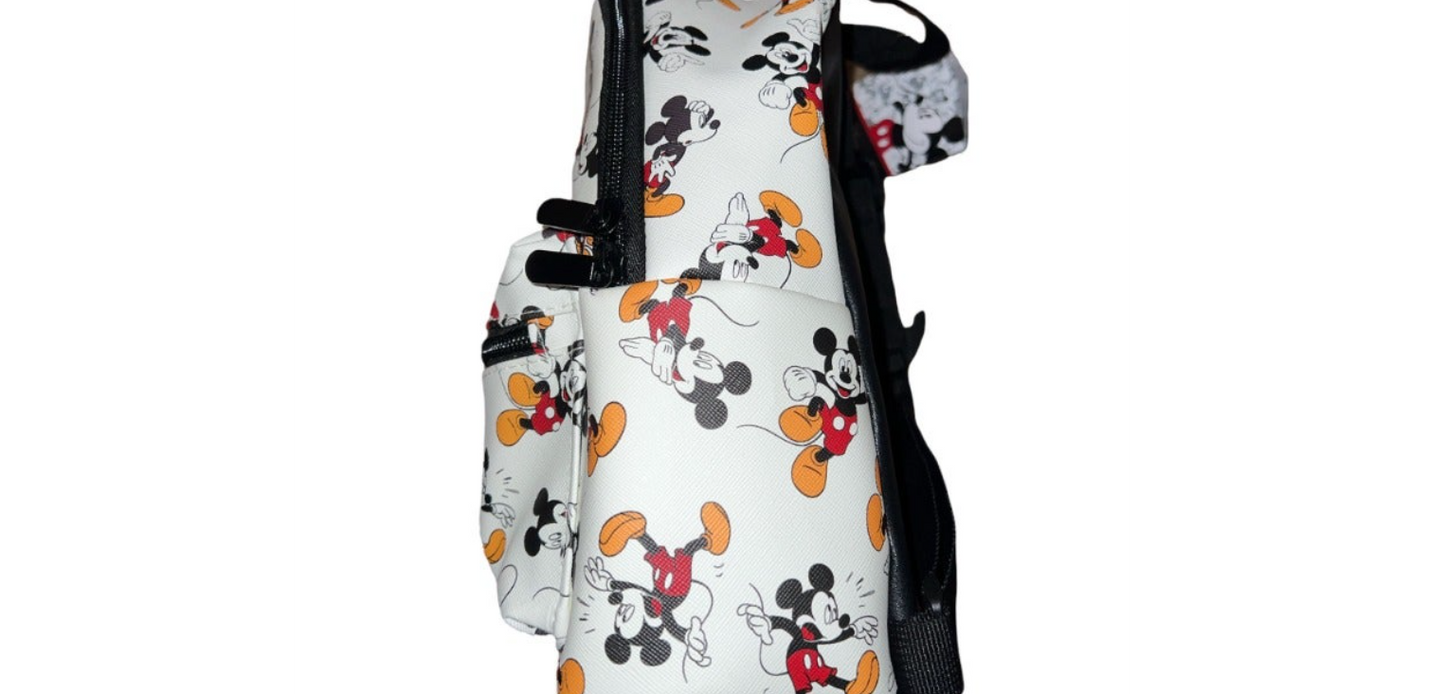 Mickey Mouse Small Backpack Faux Leather Vintage All Print