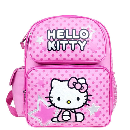 Hello Kitty Pink Backpack Stars - 12 Inch
