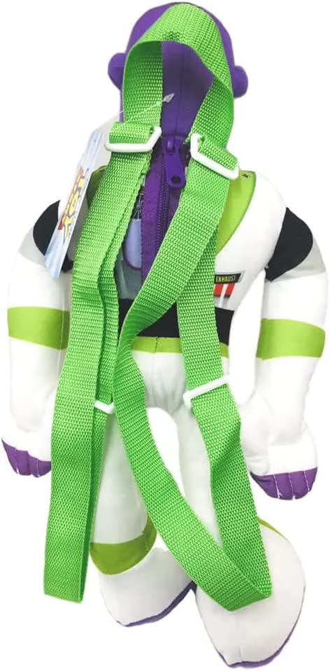 Toy Story Buzz Lightyear Plush Doll Backpack with Adjustable Strap 17 Inch Tall