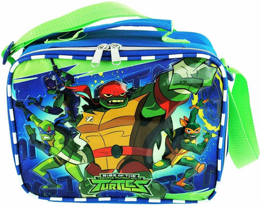 TMNT Ninja Turtles Lunch Box Bag- Raphael Michaelangelo Donatello