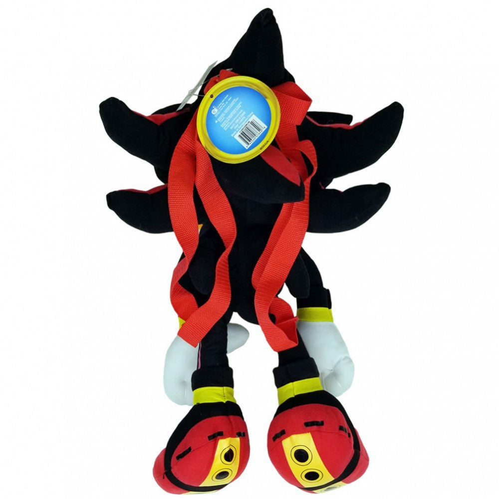 Sonic the Hedgehog Doll Plush Backpack - Shadow (18 Inch)
