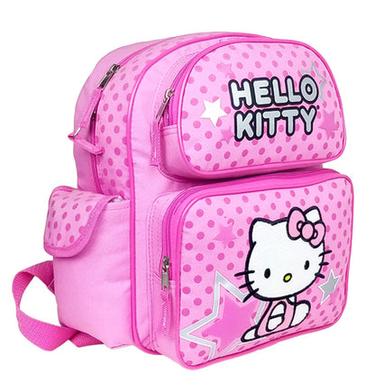 Hello Kitty Pink Backpack Stars - 12 Inch