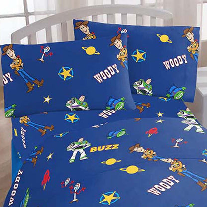 Toy Story Twin Bed 3 Piece Sheet and Pillow Case Set